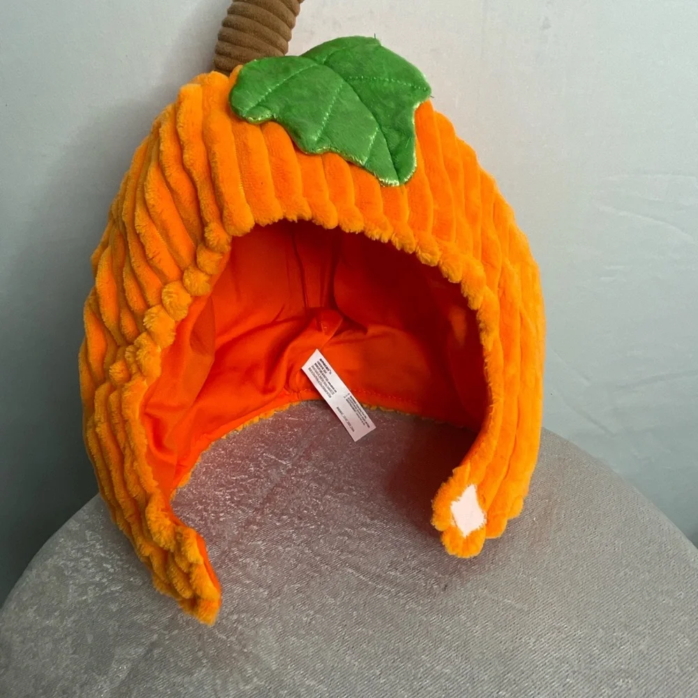 Baby Pumpkin Costume 6–12 Months – Plush Halloween Outfit with Hat(C7)✨ - Picture 4 of 7